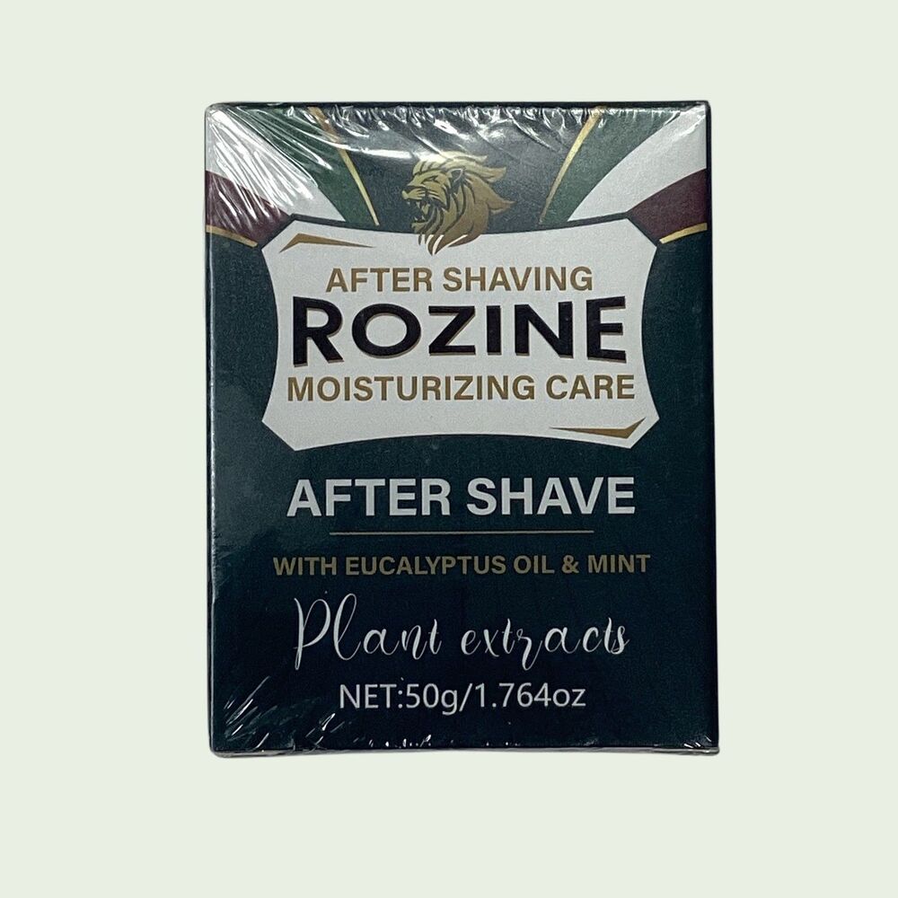 Rozine After Shave Moisturizing Care Eucalyptus Oil & Mint 50g New Sealed